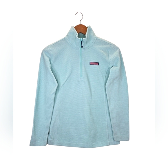 Vineyard Vines Sweaters - Vineyard Vines Quarter Zip Soft Comfort Sweater Color Mint Size Xxs Pull Over